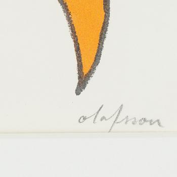 Pierre Olofsson, litografi, signerad och numrerad 140/300.