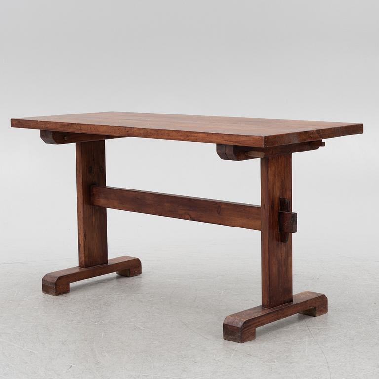 Carl Malmsten, A stained pine table, 20th century.