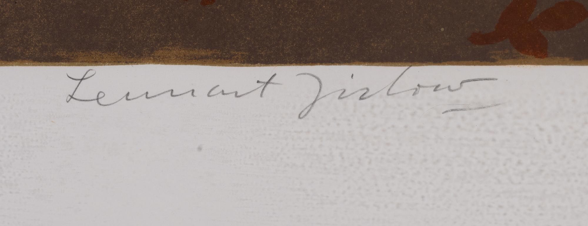 Lennart Jirlow, "Souvenir l'exposition Paris 1976".