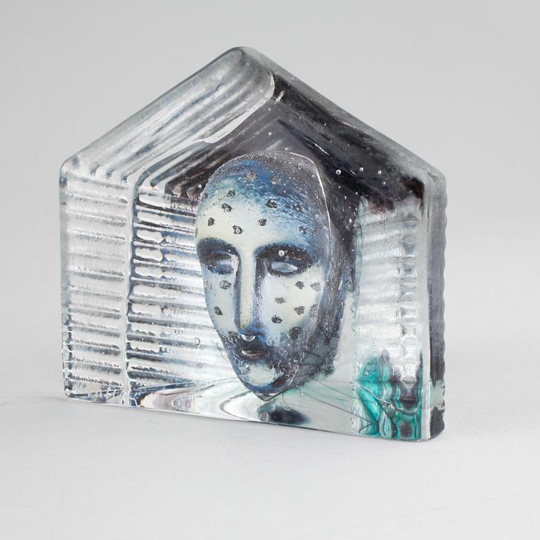 BERTIL VALLIEN, glasskulptur, Kosta Boda Atelier, signerad och numrerad 98900 2/1000.