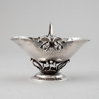 JOHAN ROHDE, a model 235A sterling silver salt cellar, Georg Jensen, Denmark.
