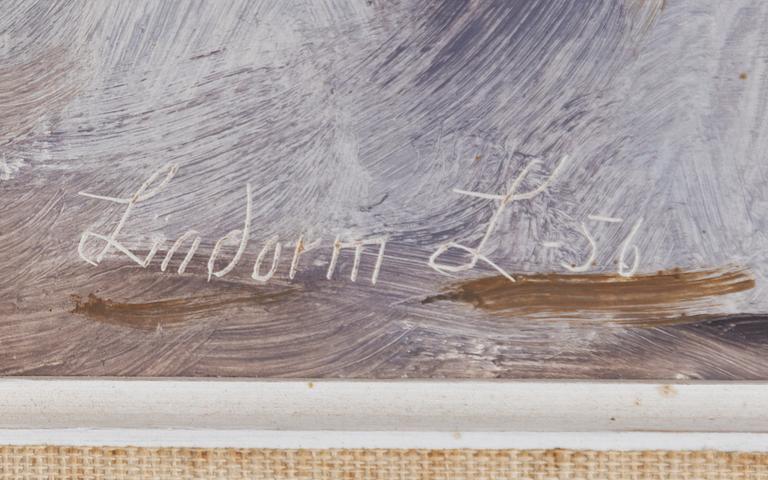 Lindorm Liljefors, Vårvinterlandskap.