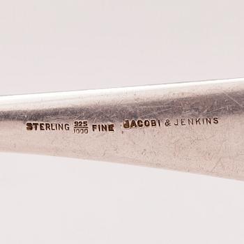 SKÅL, SERVERINGSSKED och SÅSSLEV, sterling silver, New York och Baltimore, USA 1900-talets första hälft.