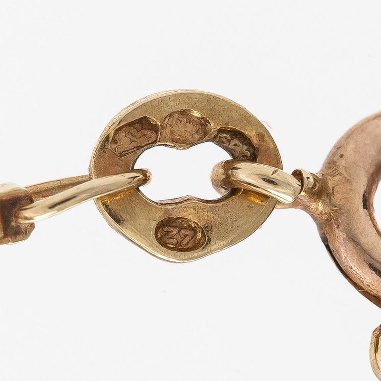 Liisa Vitali, hänge "Leppäkerttu", Westerback, Helsingfors med kedja 14K guld.