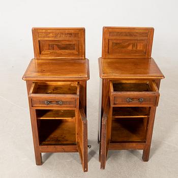 Sängbord, ett par, Art Deco, 1900-talets första hälft.