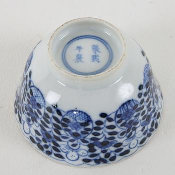 PARTI PORSLIN, 7 delar, porslin, Kina 17/1800-tal.