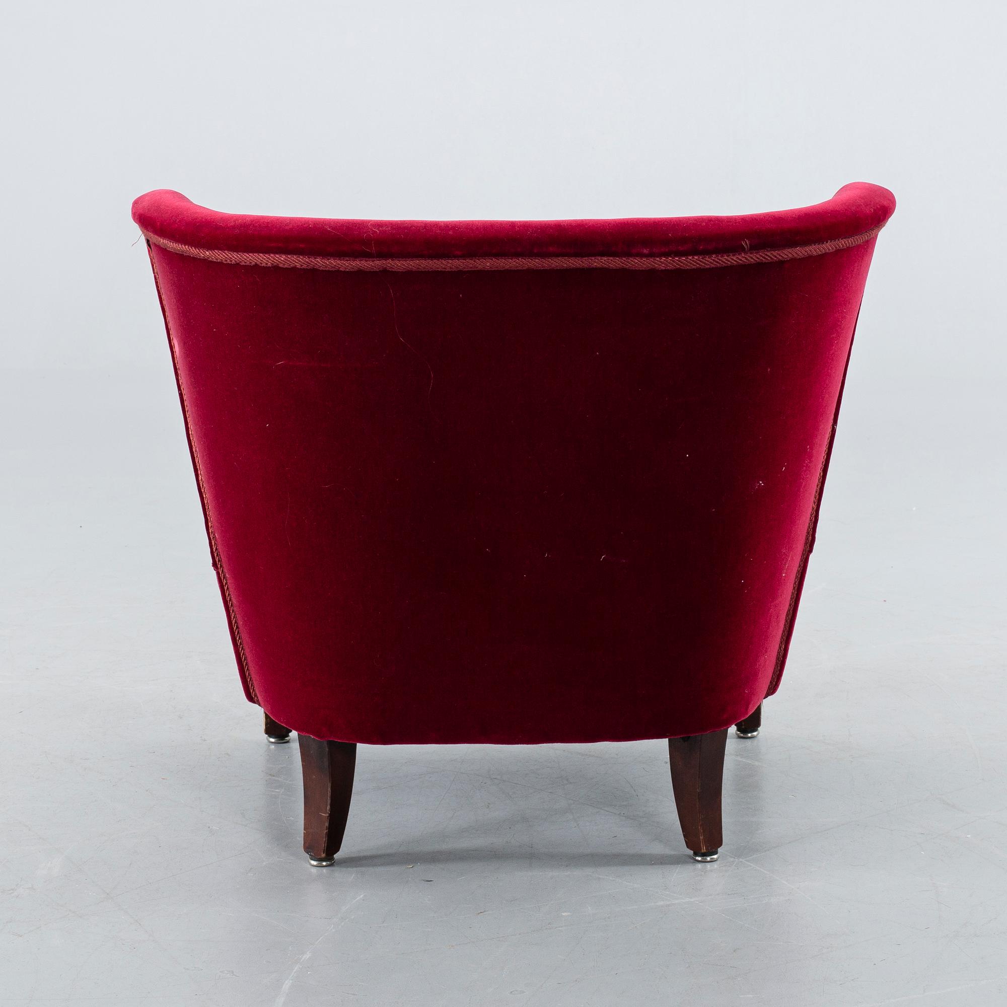 GÖSTA JONSSON, fåtölj, Jönköping, 1940-tal.