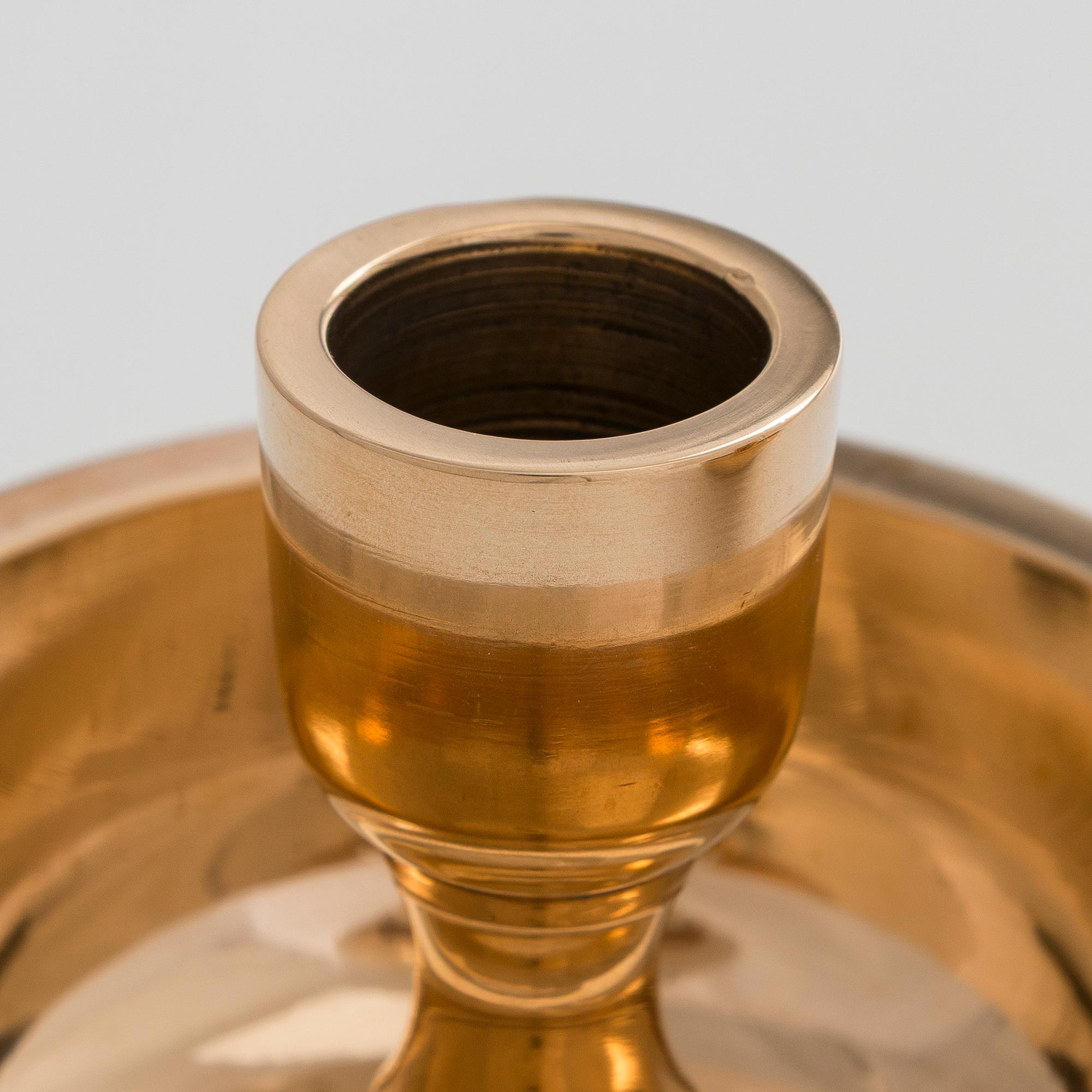Bertel Gardberg, A pair of bronze candlesticks for Boda Finland.