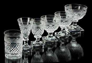 GLASSERVIS, 60 delar, "Kent", Kosta.