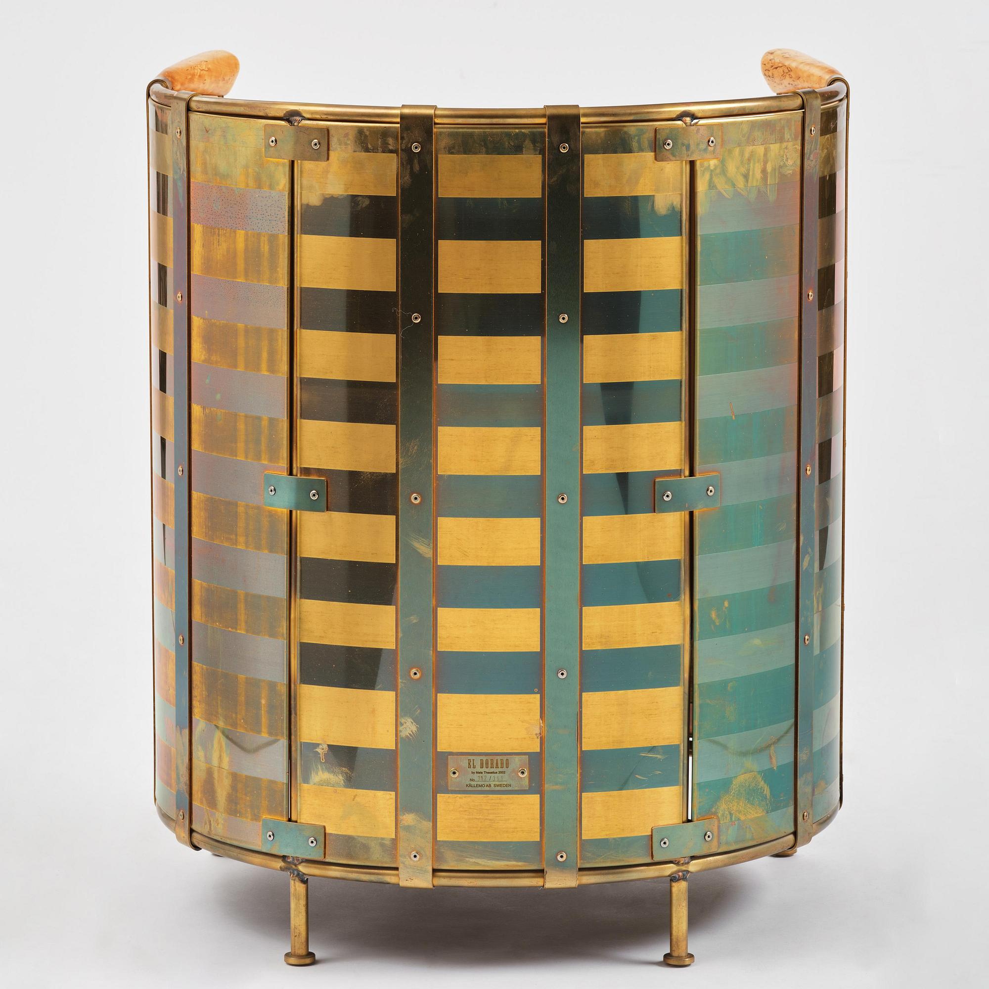 Mats Theselius, an "El Dorado" easy chair, ed. 312/360, Källemo, Värnamo, post 2002.