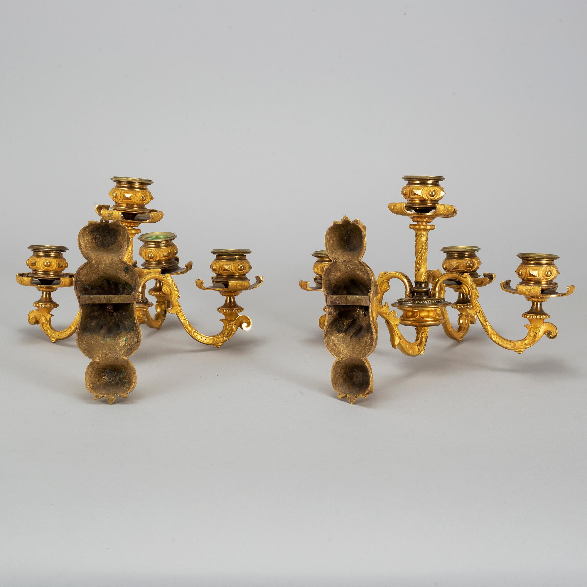 A pair of Empire wall-sconces.