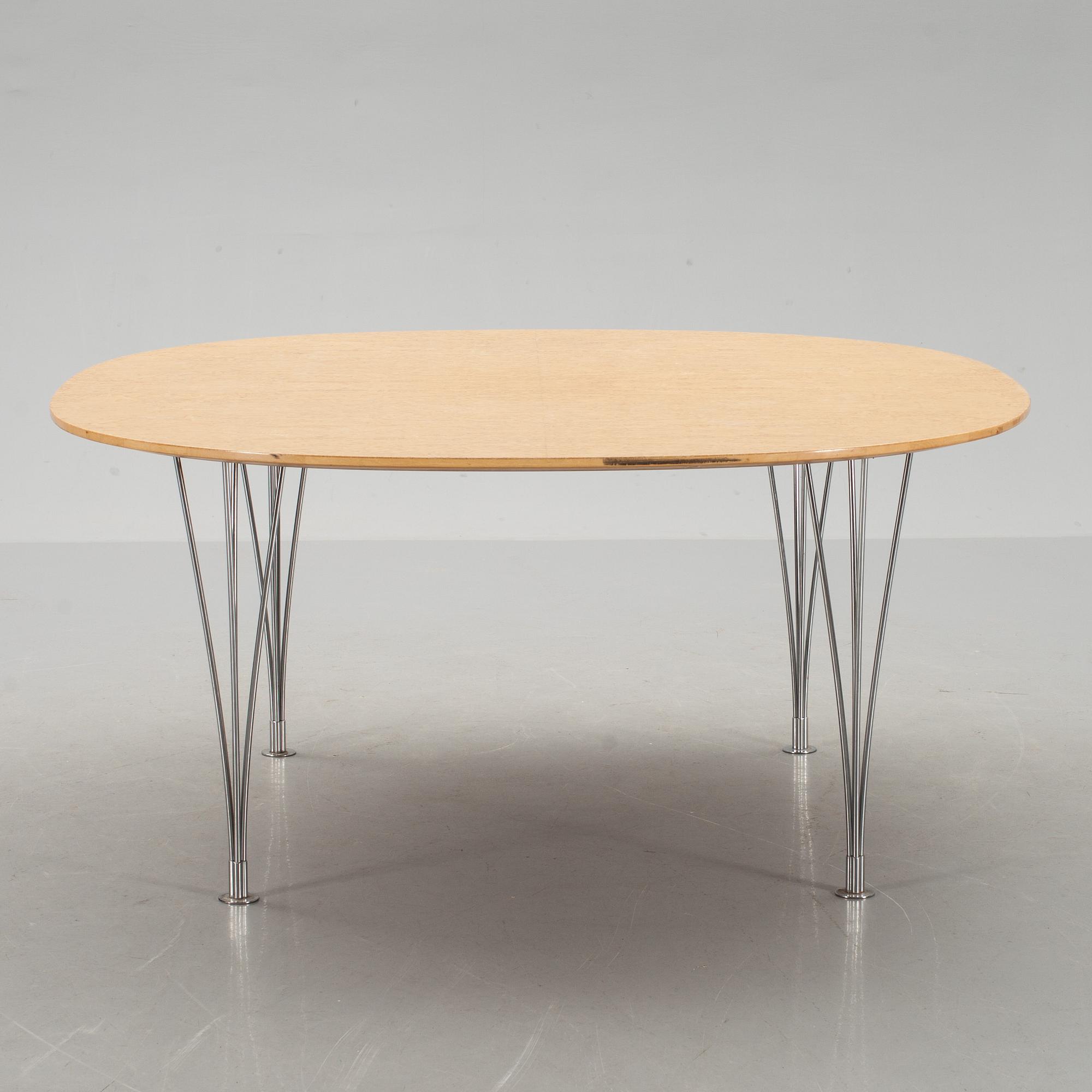 BORD, "Superelips", Bruno Mathsson International, Värnamo. Bruno Mathsson och Piet Hein för Fritz Hansen.