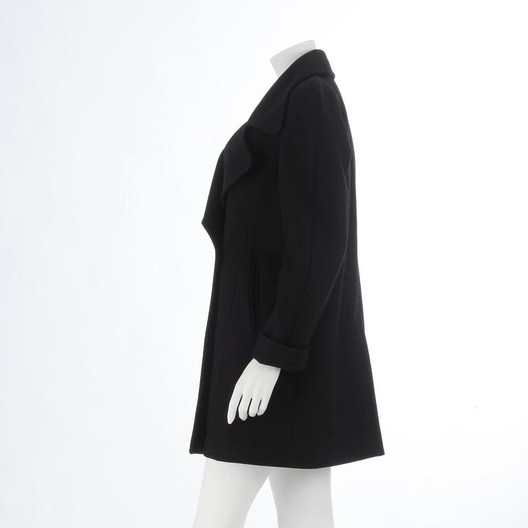 VIVIANNE WESTWOOD red label, a black wool coat, size 44.