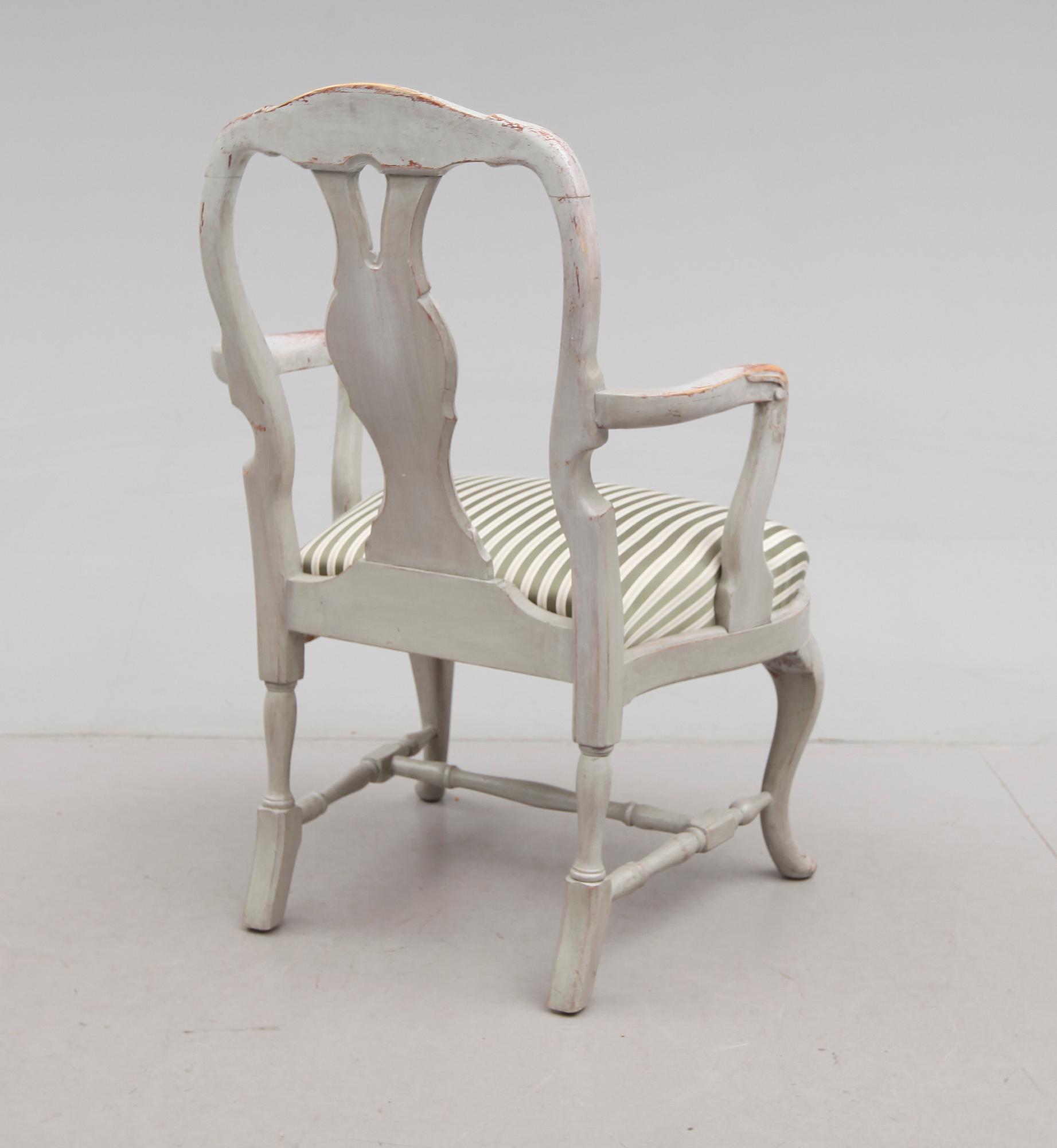 KARMSTOL, rokokostil, 1900-tal.