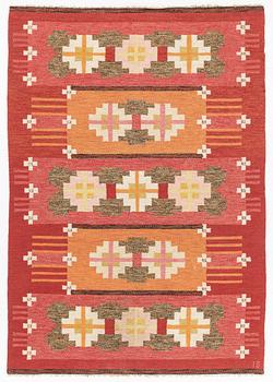 Ingegerd Silow, matta, rölakan, ca 234 x162 cm.