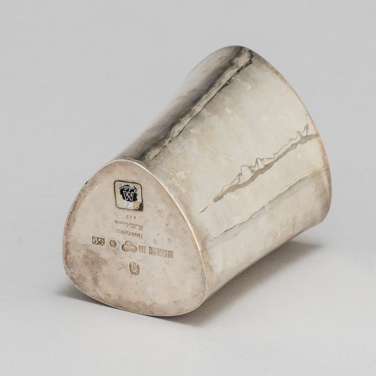 ERIC LÖFMAN, a silver vase, KG Markströms Guldsmeds Ab, Uppsala 1957.