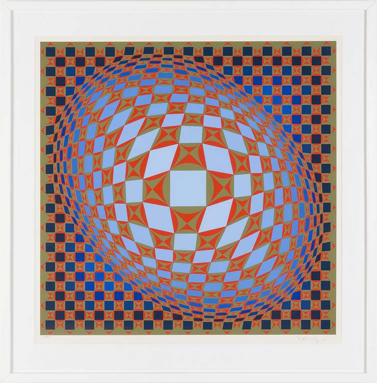 VICTOR VASARELY, färgserigrafi signerad och numrerad 66/275.