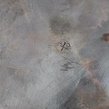 TEKÖK på RECHAUD, nysilver, nyrokoko, 1800-talets slut.