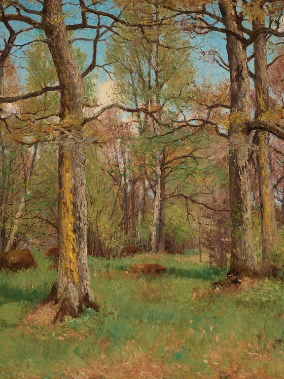 Axel Lindman, Spring landscape.