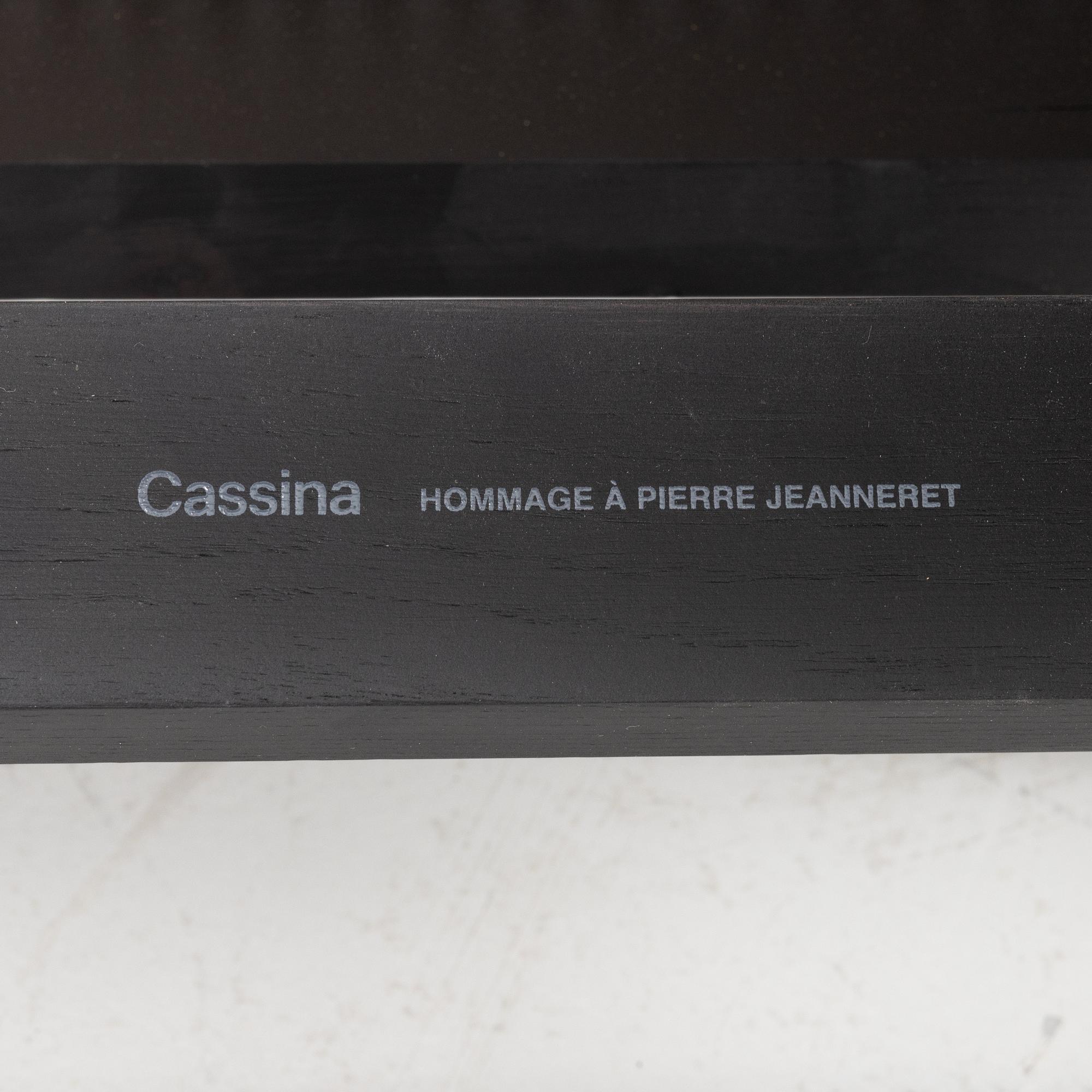 Pierre Jeanneret, four '005 Capitol Complex' chairs, Cassina.