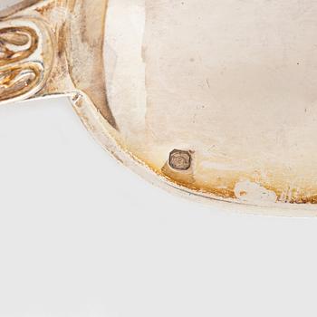 A silver cutlery set and wood case, mark of Émile Puiforcat and others, Paris, France 1850s-1900s.