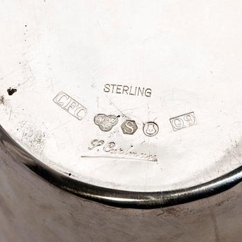 VAS, sterlingsilver, Sven Carlman, firma CF Carlman Stockholm 1966. Vikt ca 530 gram.