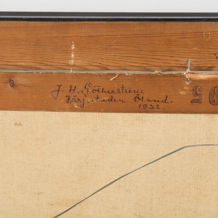 UNKNOWN ARTIST, oil on canvas, signed J H Güthersteinand dated 1902.