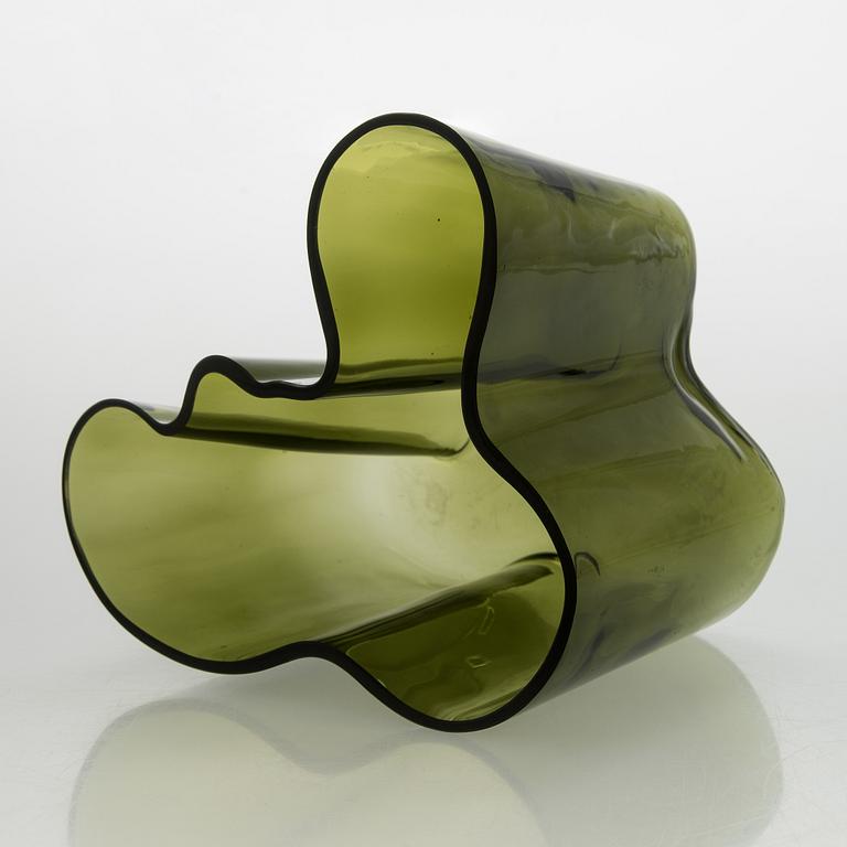 Alvar Aalto, a 1950s glass vase, model 3030, signed Alvar Aalto 3030.