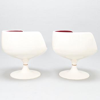 EERO AARNIO, a set of four 'Cognac' chairs by Artekno for Asko Oy.