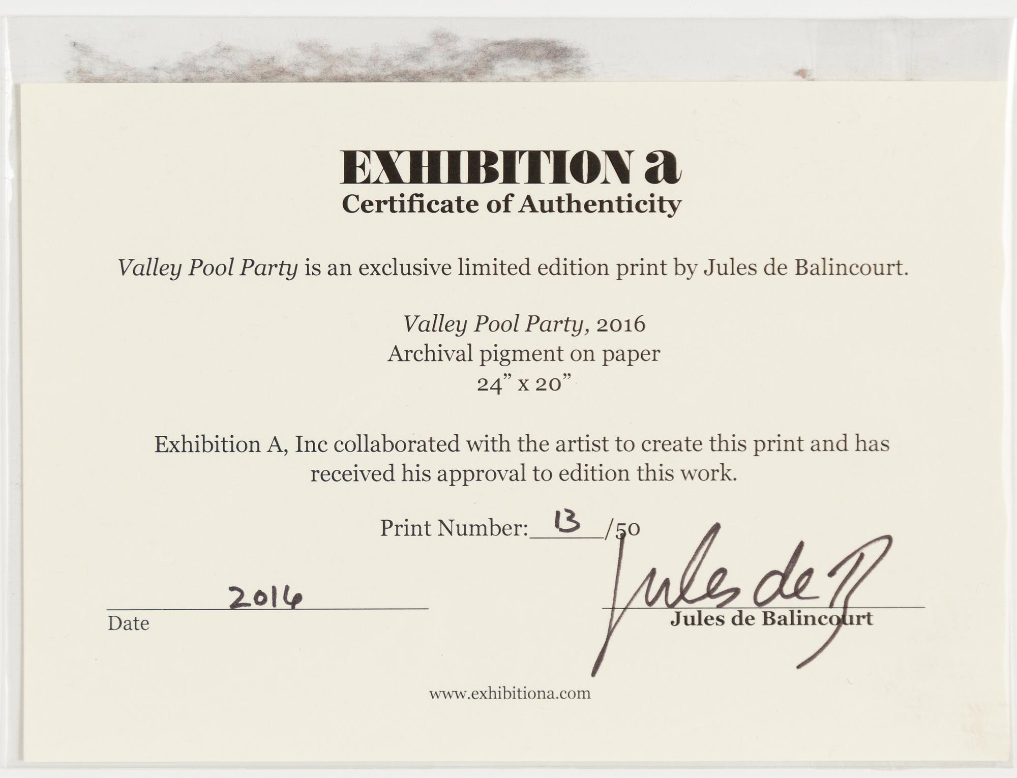 Jules de Balincourt, ”Valley Pool Party”.