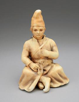 FIGURIN, flintgods, Rörstrand, 1900-talets början.