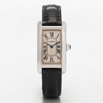 Cartier, Tank Américaine, wristwatch, 19 x 27.5 (35) mm.