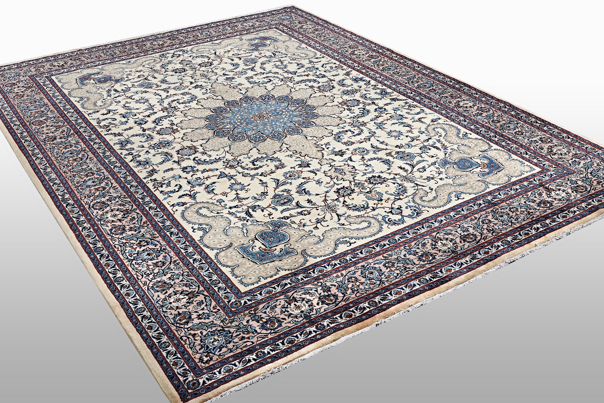 A carpet, Kashmar, ca 394 x 303 cm.