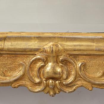A Swedish Rococo mirror.