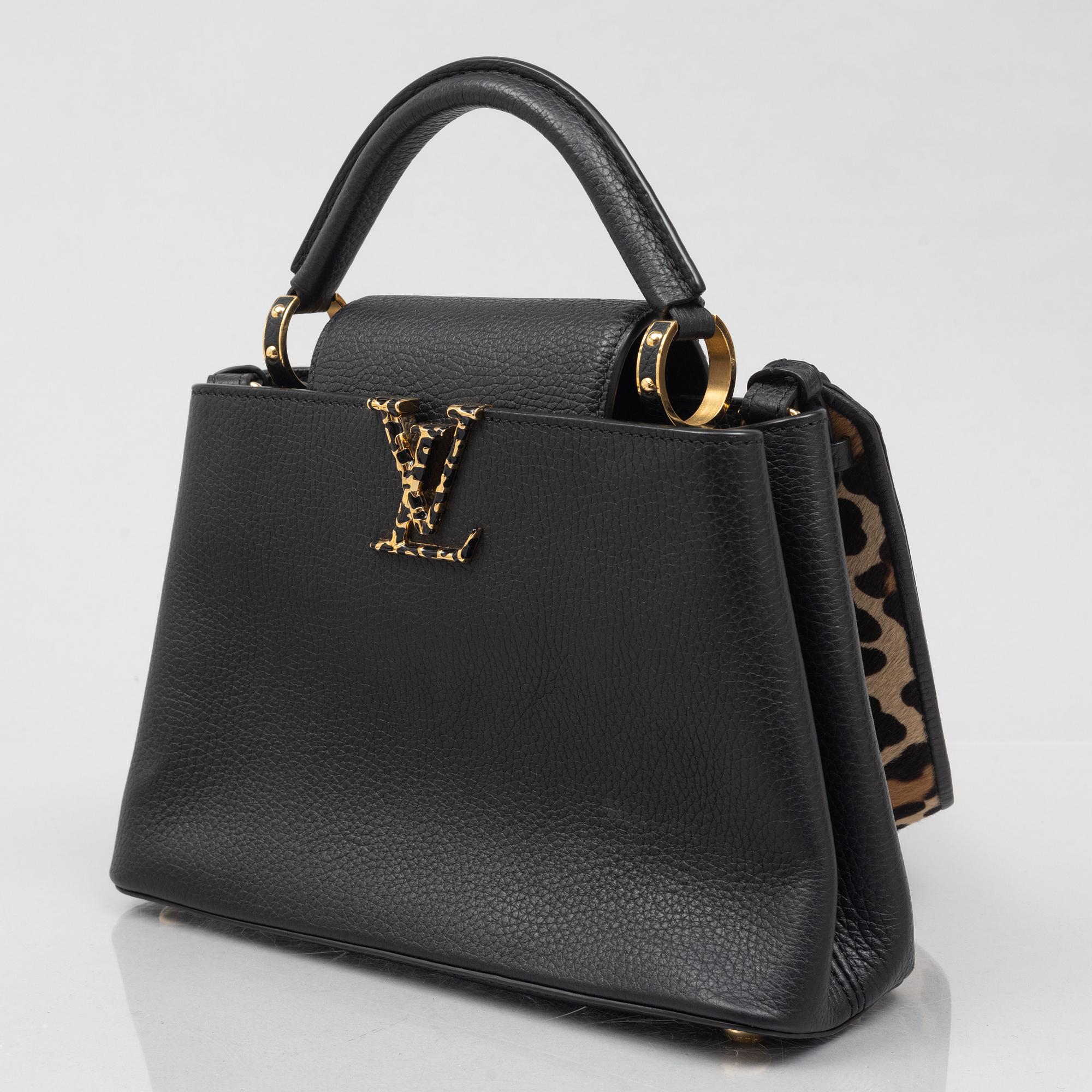Louis Vuitton, väska "Capucines Leopard BB".