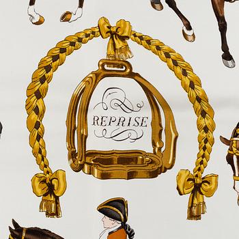 HERMÈS, a 'Reprise' silk scarf.