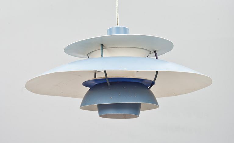 TAKLAMPA, "PH 5", Poul Henningsen för Louis Poulsen, Danmark.