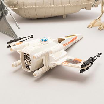 STAR WARS, A set of 10 vehicles Kenner and Palitor 1970's-/90's.