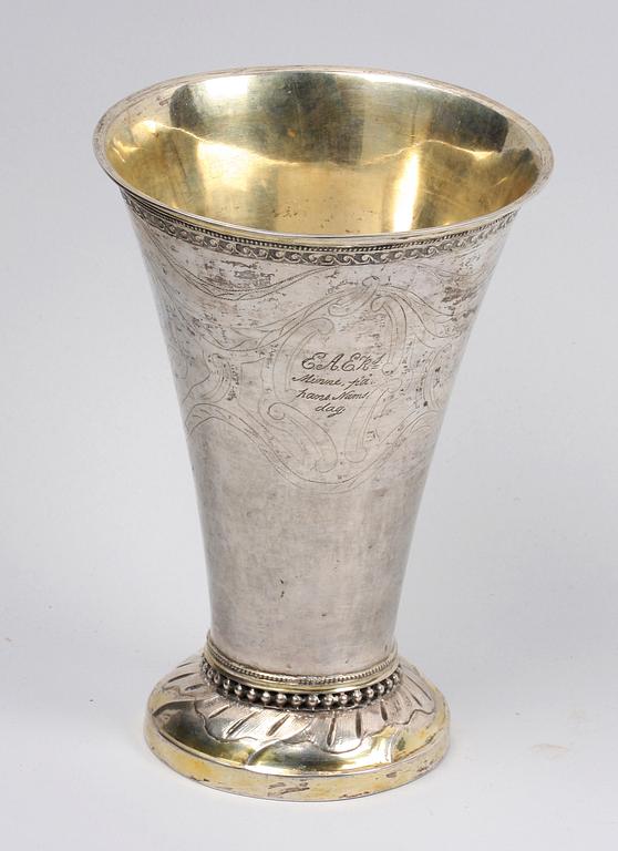 BÄGARE, silver, Erik Ernander, Upsala 1792.