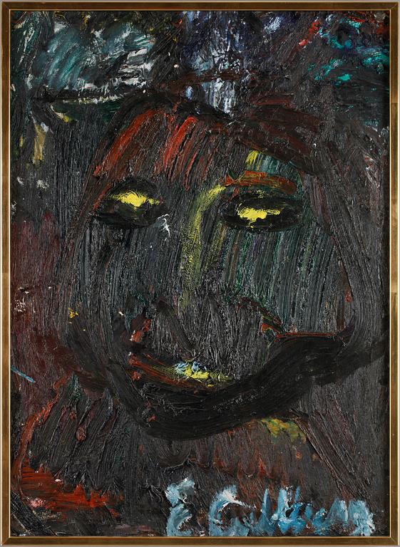 ERLAND CULLBERG, olja på duk. Sign.