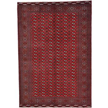 A carpet, Turkmen, ca 294 x 205 cm.