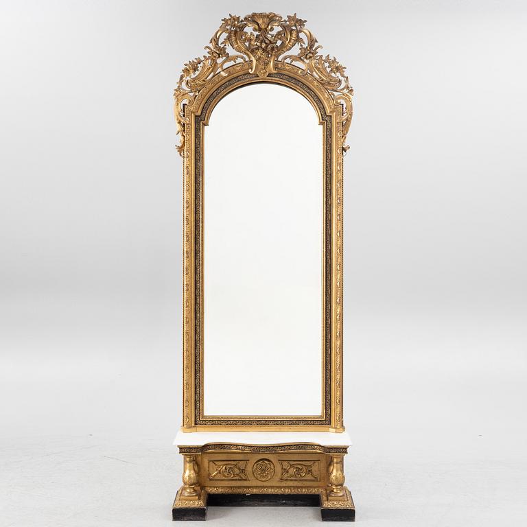 A late 19th Century mirror.