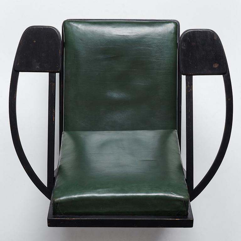 Carl Bergsten, an armchair, by Gemla Leksaksfabrik Diö, for the exhibition in Norrköping Sweden 1906.