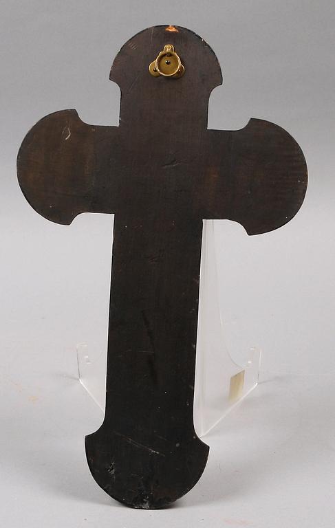 KRUCIFIX, bla försilvrad metall.