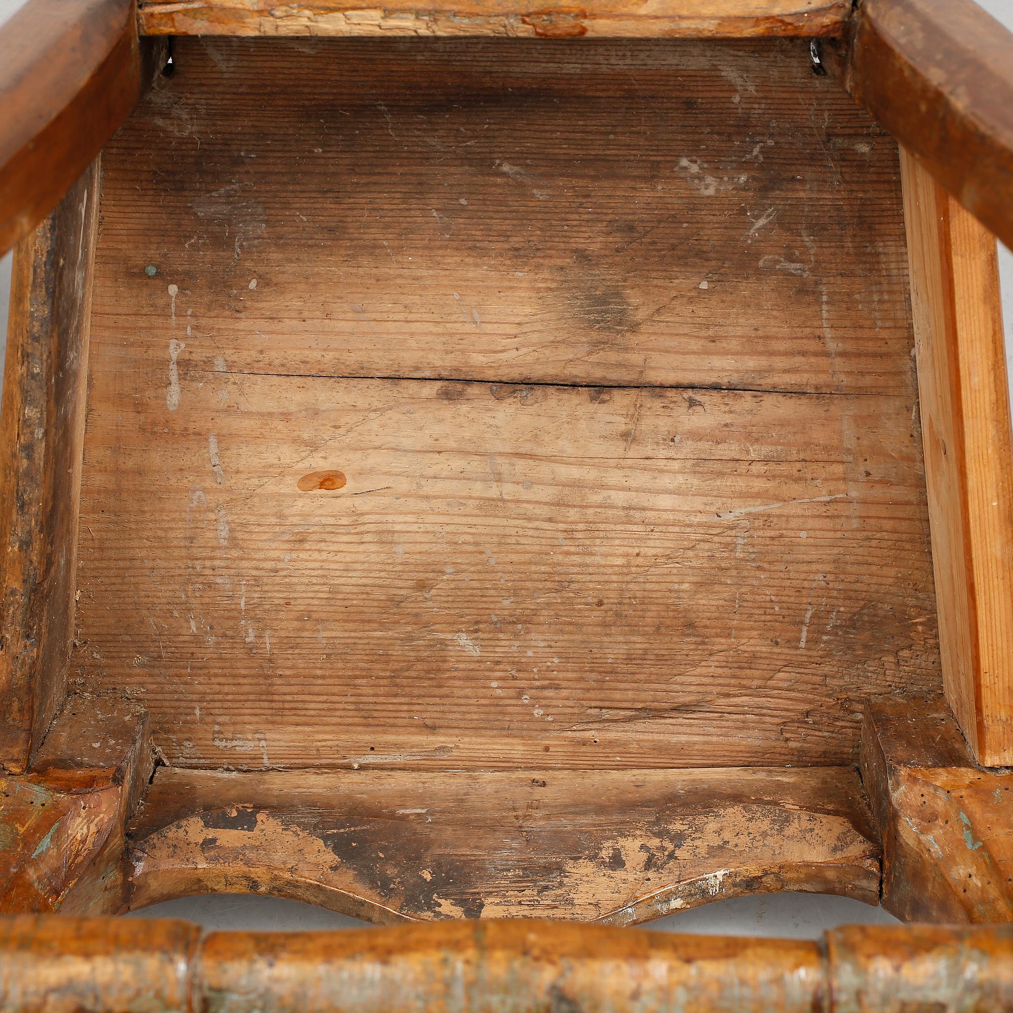 STOLAR, 2 st, allmoge, rokoko, 1700/1800-tal.