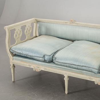 An early 19th century gustavian couch.