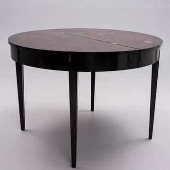 MATBORD samt STOLAR, 6 st, art déco, 1920-tal.