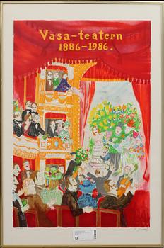 LENNART JIRLOW, färglitografi, sign och numr 144/210.