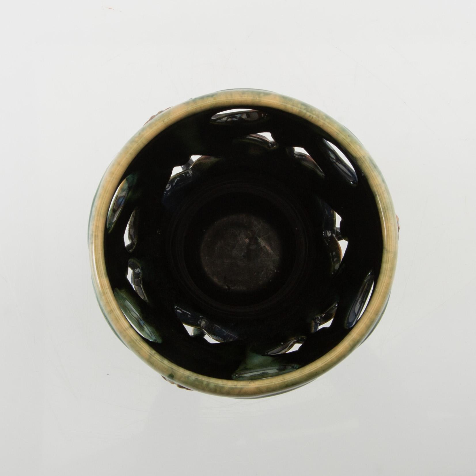 Michael Andersen & Sons, vase Jugend Bornholm early 20th century.