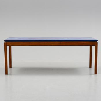 SOFFBORD, Algot Törneman, 1960-tal. Skivan signerad och numrerad.